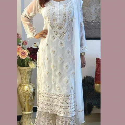 Chikankari Sharara Sets Gotta Style