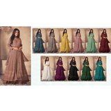 Ashirwad- NOOR Heavy FAUX Georgette with Embroidery Work  Party Wear