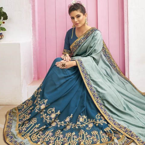 MangalDeep               Embroidered Sarees