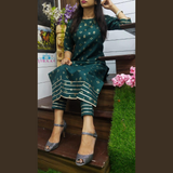 Rayon Cotton Co-Od Kurti sets