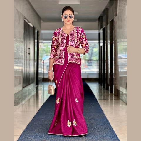 SEQUINS SAREE JACKET Blouse COLLECTION