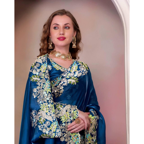 MORNI SAREES - Designer Party Wear Saree
