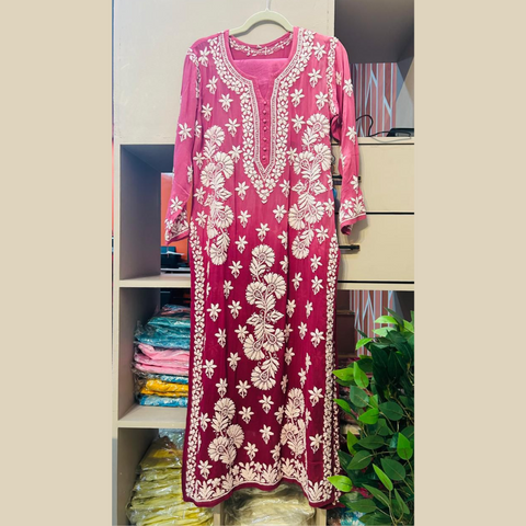 Georgette Kurti Set