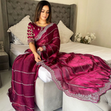 TRENDING STYLE Soft Jimmy Choo Saree