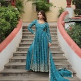 PREMIUM DESIGNER READYMADE TOP-SHARARA-DUPATTA COLLECTIONS 2025