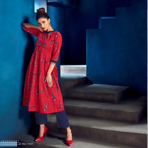 Indo Western PRINTED COTTON Kurtis