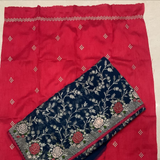 Zari Embroidery Saree