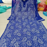 GEORGETTE CHIFFON Chikankari Kurtis