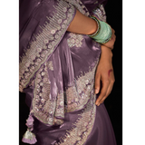 Designer Party Wear Organza Silk Saree