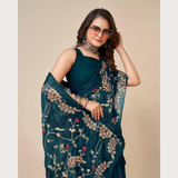 GADAR NEW LAUNCH Designer Party Wear Rangoli Saree