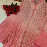 Chikankari Georgette Ombre Style Kurti Sets