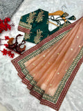 NC-5372 Exclusive designer saree collection- Designer Party Saree