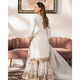 Designer Party Wear Look Top-Palazzo and Dupatta With Heavy Embroidery Work