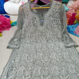 GEORGETTE CHIFFON Chikankari Kurtis