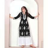 Chikankari Style Rayon Kurti Palazzo Sets