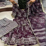 Cotton Gharara Set