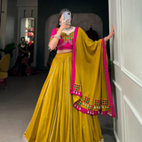 Rayon and Silk Full Flair Lehenga Collection