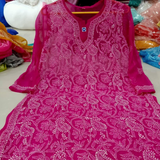 GEORGETTE CHIFFON Chikankari Kurtis