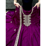 Designer partywear GOWN Kurti Set- Indo western Wear- PLUS SIZES