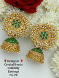 Heavy Studded Jhumka Earrings