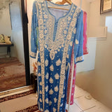 Heavy Chikankari Kurtis