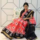 Soft Printed Silk Saree