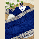 DESIGNER SAREE WITH READY BLOUSE