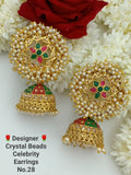 Heavy Studded Jhumka Earrings