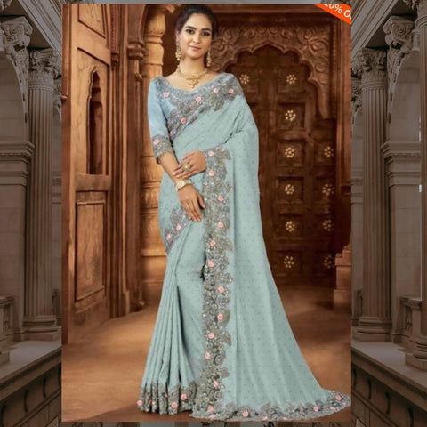 Designer Elegant Party wear saree.