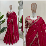 MITAL HEAVY EMBROIDERY BLOUSE Party Wear Saree Ready Blouse