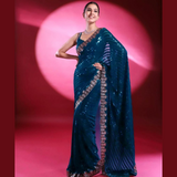 Bollywood Style SEQUINS SAREE DF3384