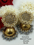 Designer Jhumka Earrings Heavy Look