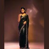 Bollywood Style SEQUINS SAREE DF3384