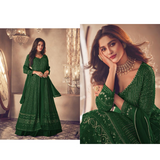 Ashirwad- NOOR Heavy FAUX Georgette with Embroidery Work  Party Wear