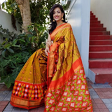 Soft Printed Silk Saree