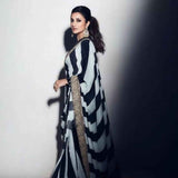 Celebrity Style Sequence Border Saree