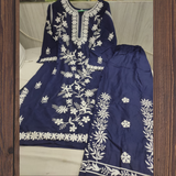 Chikankari Style Rayon Kurti  sets