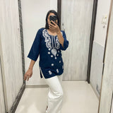 Selfie Chikankari Style Tops