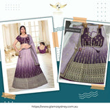 Designer Party Wear OMBRE SILK Lehenga Set