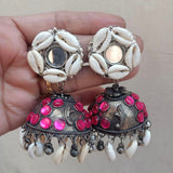 Oxy metal style Jhumka earrings.