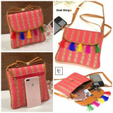 Ikkat style bags