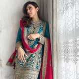 Launching New Designer Party Wear Top-Dupatta and Fully Stiched Bottom